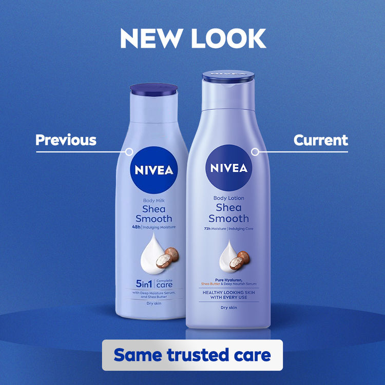 NIVEA Shea butter BODY LOTION - 5 in 1 COMPLETE CARE for 48H Moisturised Skin (Dry Skin)
(200 ml)