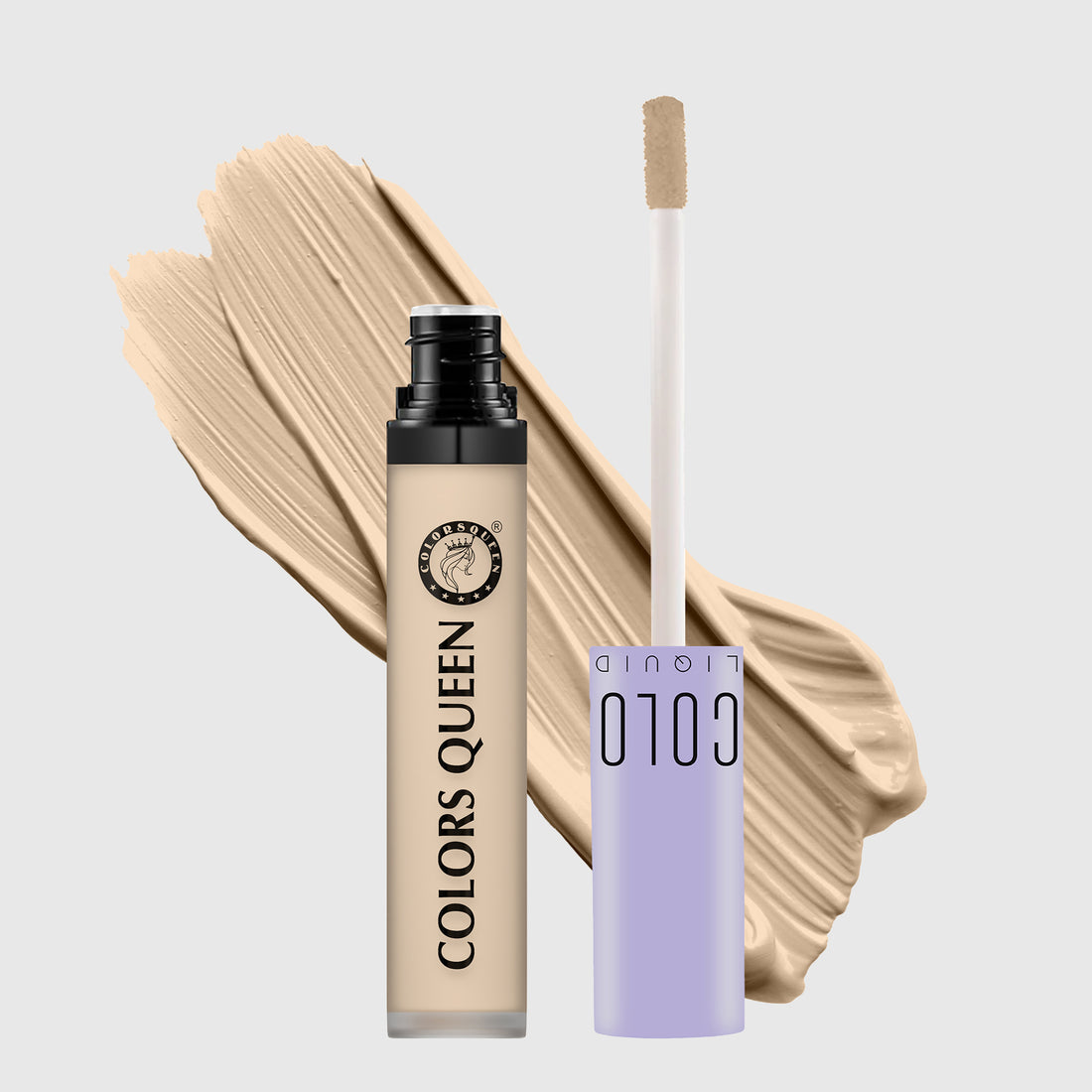 Colors Queen Conceal & Reveal Liquid Concealer 6 Gram (01 porcelain)