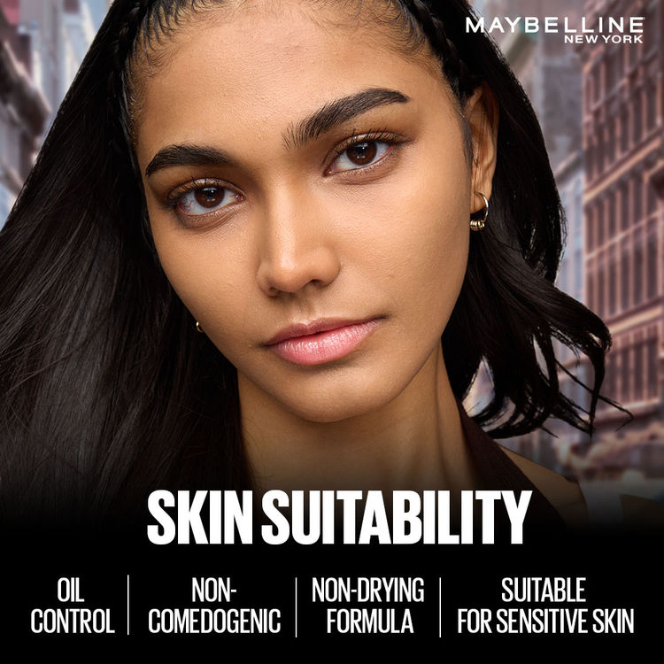 Maybelline Super Stay Flex Powder Foundation Compact-30H Full Cover (128)