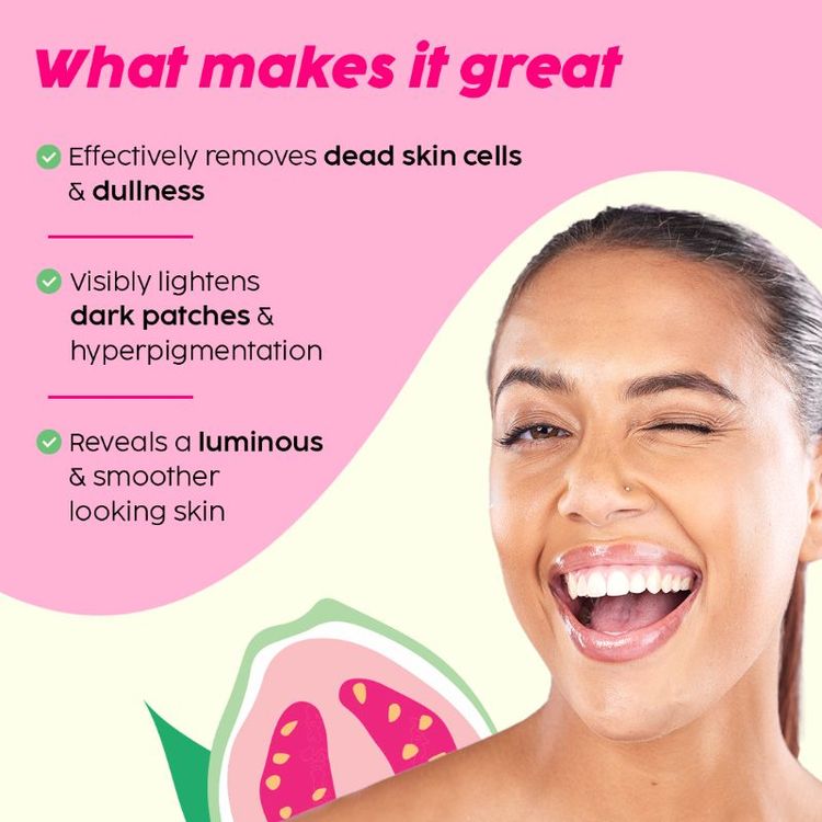 Plix Guava Shine Bright Dewy Serum with 3% Glycolic Acid & Vitamin C
(30ml)