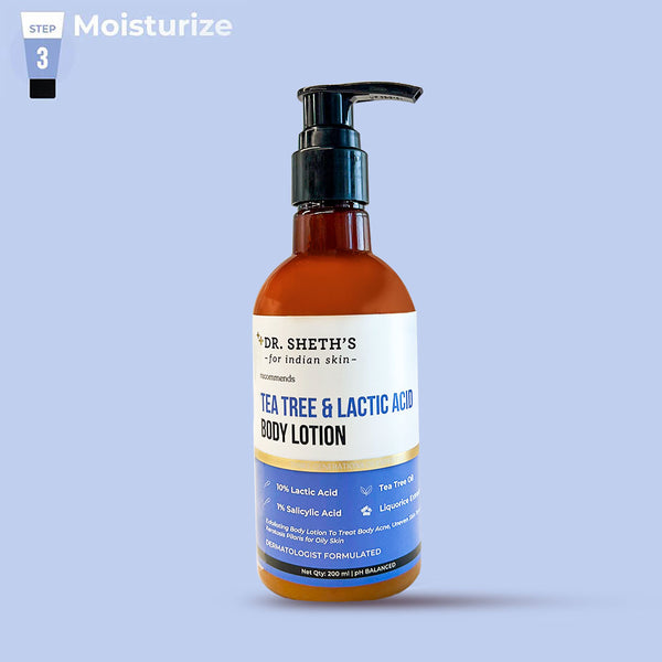 Dr. Sheth's Tea Tree & Lactic Acid Body Lotion - 200ml