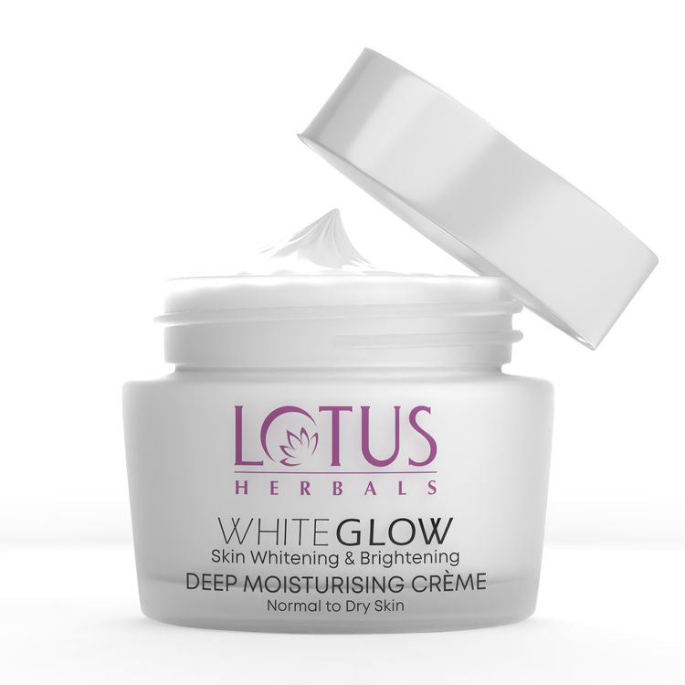 Lotus Herbals WhiteGlow Deep Moisturising Face Cream SPF 20 PA +++ For Glowing Skin, All Skin Types (40g)