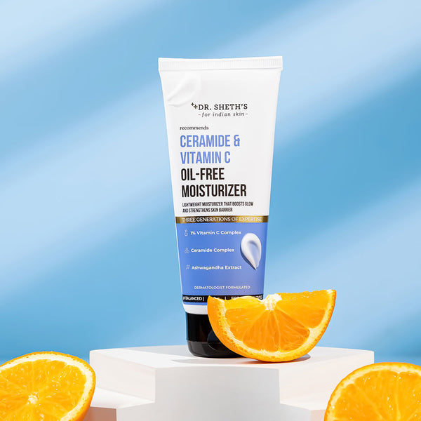 Dr. Sheth's Ceramide & Vitamin C Oil-Free Moisturizer - 100g