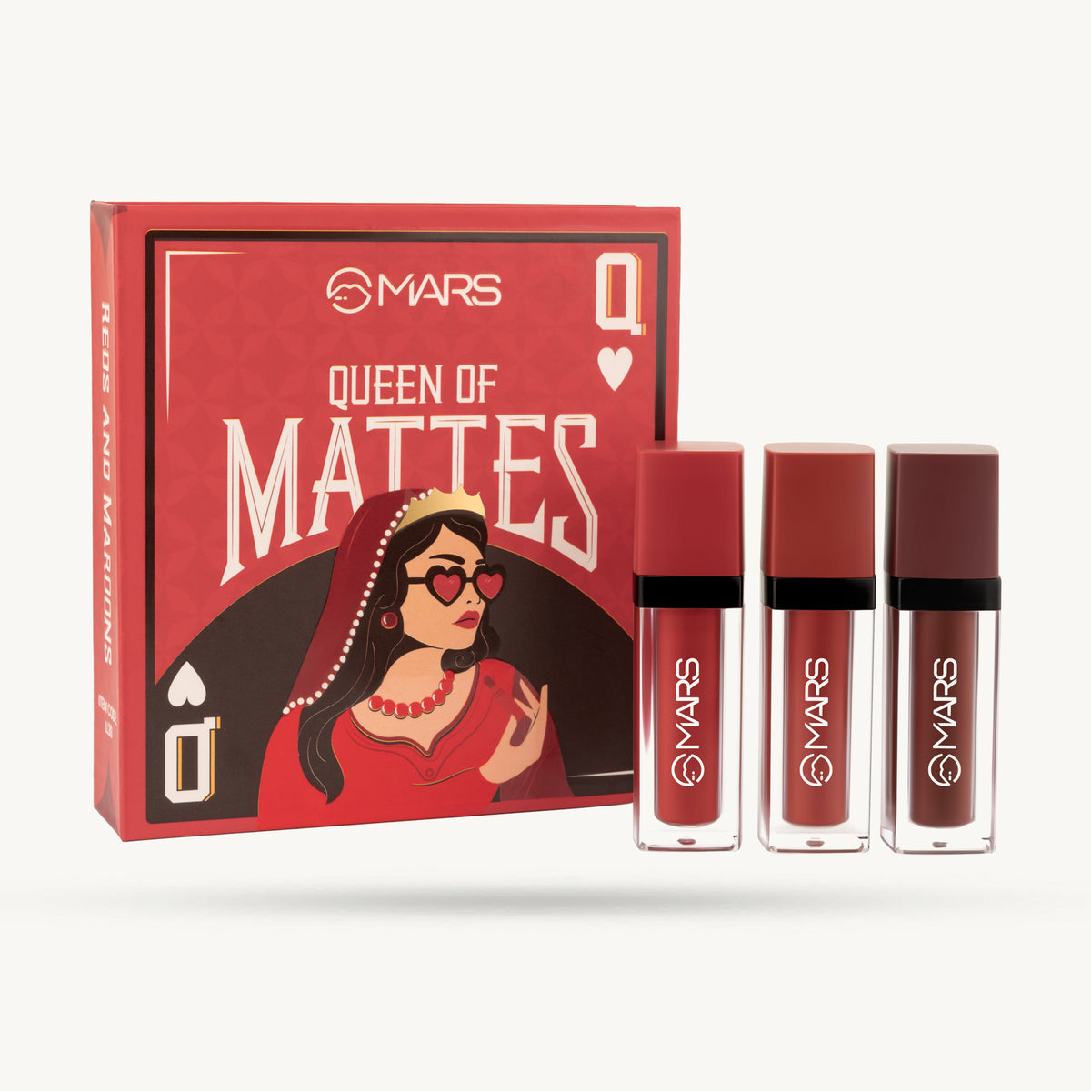 Mars Queen of Mattes | Liquid Lipsticks (Reds and Maroons)