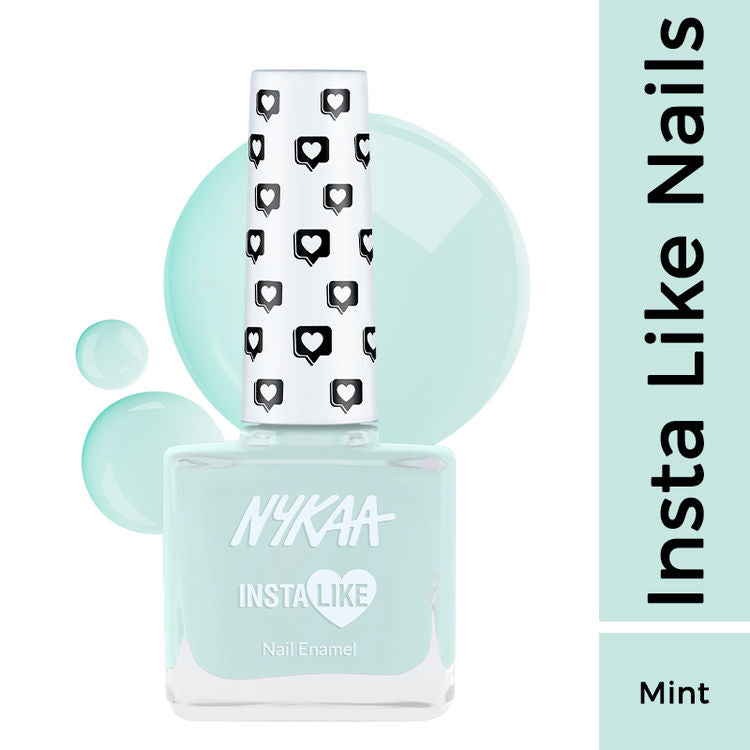Nykaa InstaLike Long Lasting Nail Enamel - Mint Mania 356
(9ml)