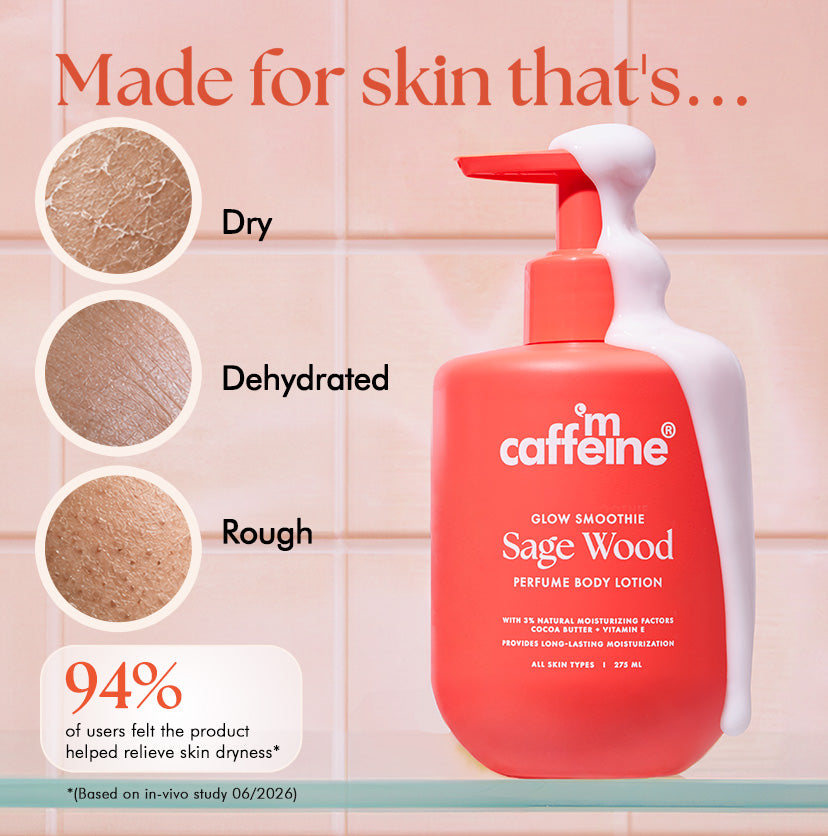 Mcaffeine Sage Wood Serum Perfume Body Lotion - 275ml