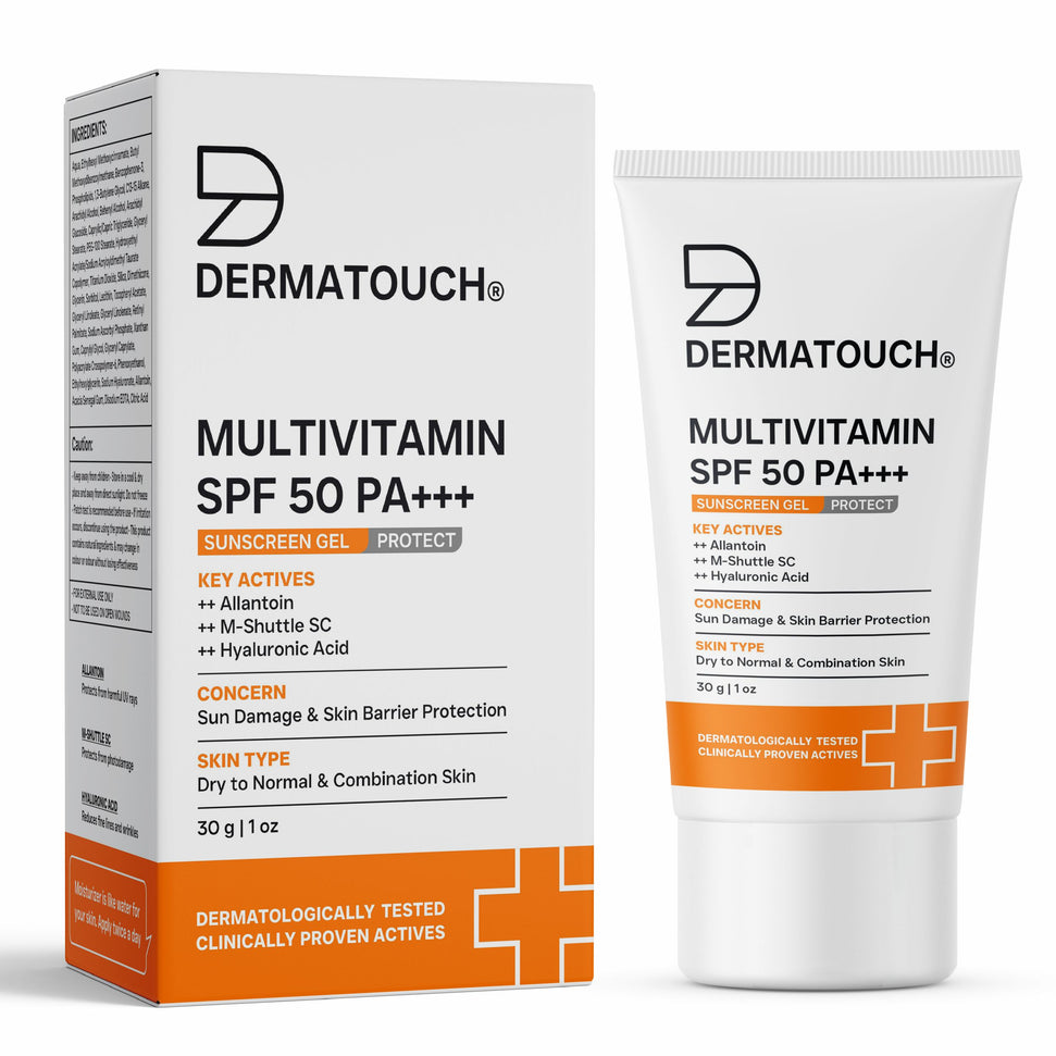 Dermatouch Multivitamin SPF 50 PA+++ Sunscreen Gel-30g