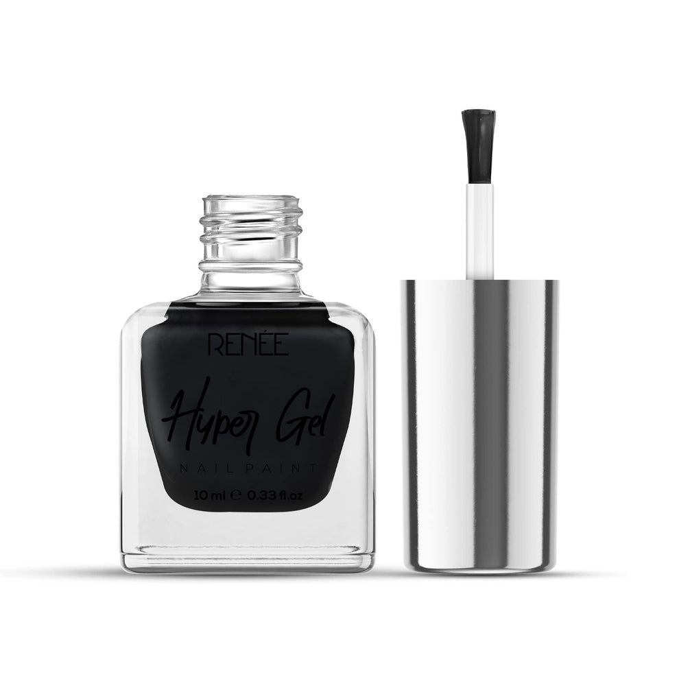 RENEE Hyper Gel Nail Paint 10ml (03 Onyx Black)