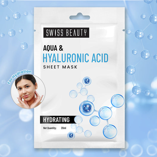 Swiss Beauty Aqua & Hyaluronic Acid Sheet Mask