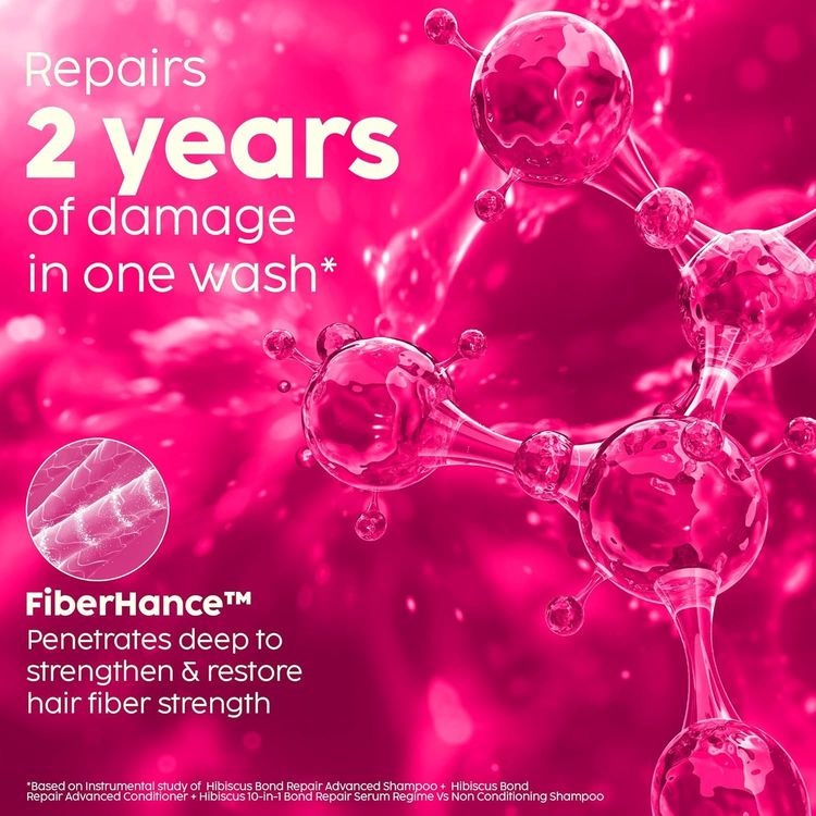Plix Hibiscus Bond Repair Advanced Shampoo + Conditioner
(375ml)