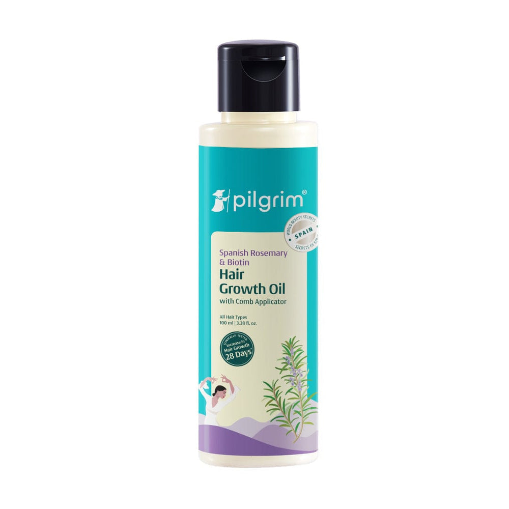 Pilgrim Spanish Rosemary & Biotin Hair Growth Oil
Get Faster Hair Growth
