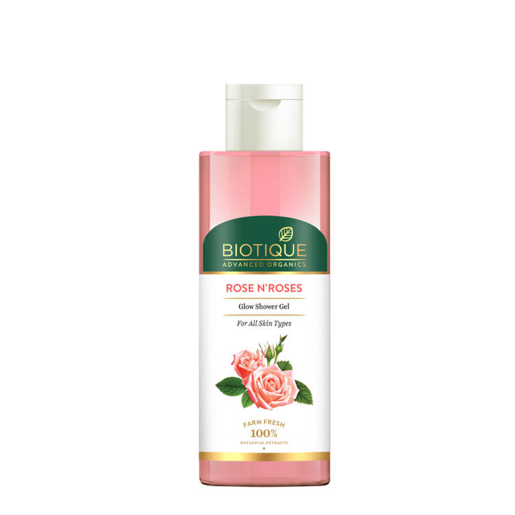 Biotique Advanced Organics Rose N'Roses Glow Shower Gel (200ml)