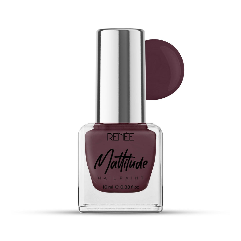 RENEE Mattitude Nail Paint 10ml (04 Rosewood Pink)