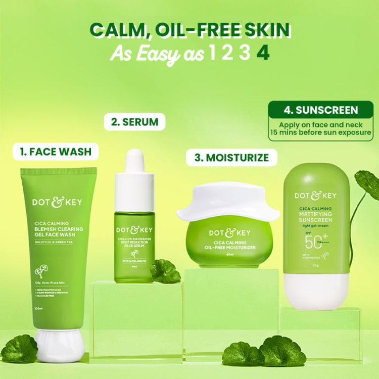 Dot & Key Cica Calming Mattifying Sunscreen In-Vivo Tested SPF 50+ PA++++, With Niacinamide
(50 g)