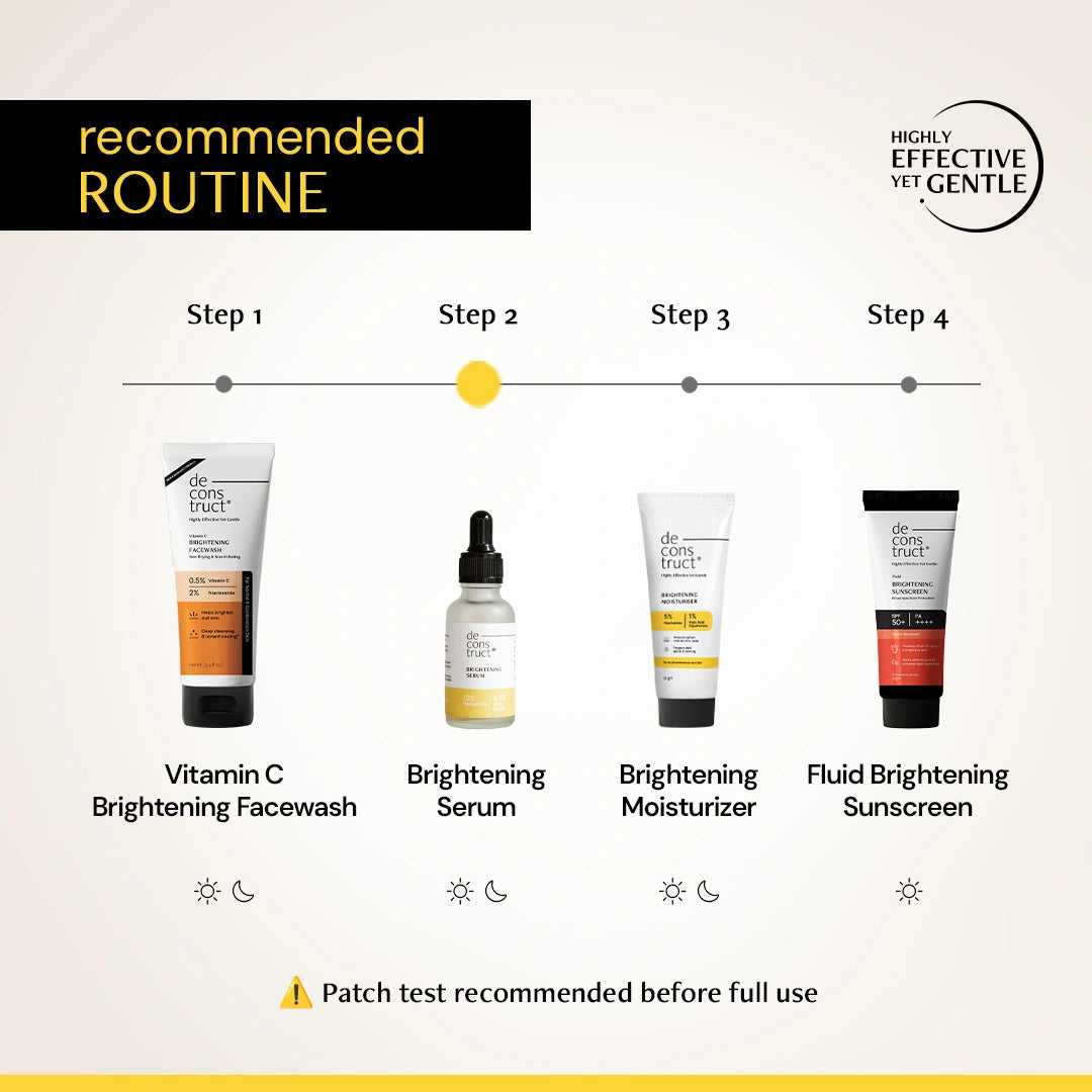 Deconstruct Brightening Niacinamide Serum - 10% Niacinamide + 0.3% Alpha Arbutin