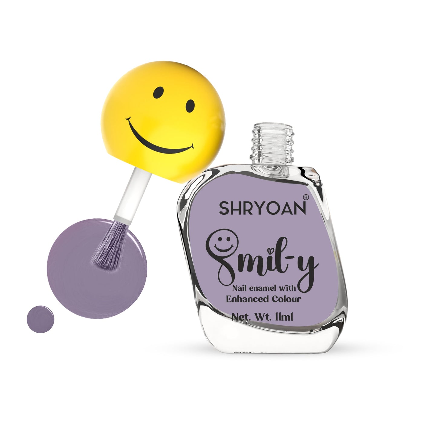 Shryoan Ultra Glossy Nail Paint(Lilac)