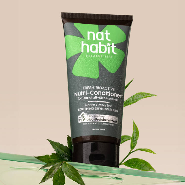 Nat Habit Anti-Dandruff Neem Green Tea Conditioner (125ml)