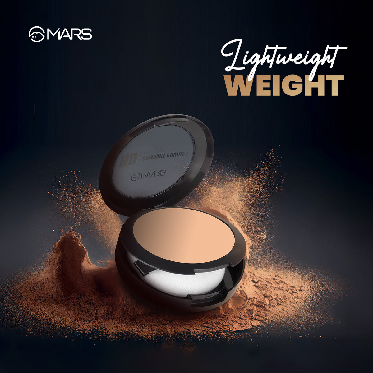 Mars HD Compact Powder | Oil Control (03-butterscotch)