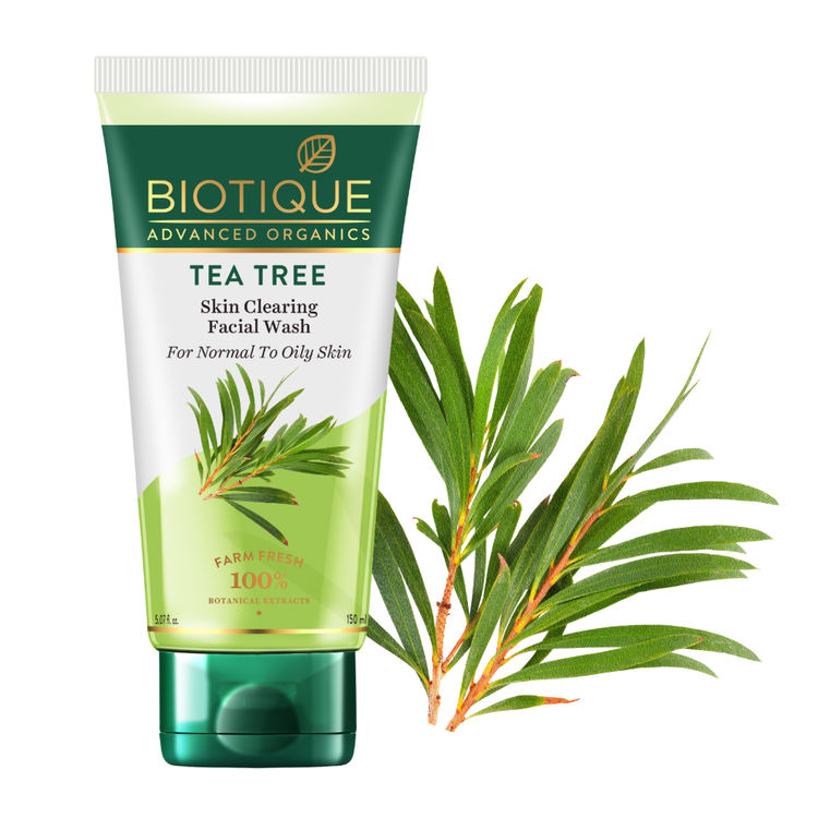 Biotique Advanced Organics Tea Tree Skin Clearing Facial Wash(150ml)