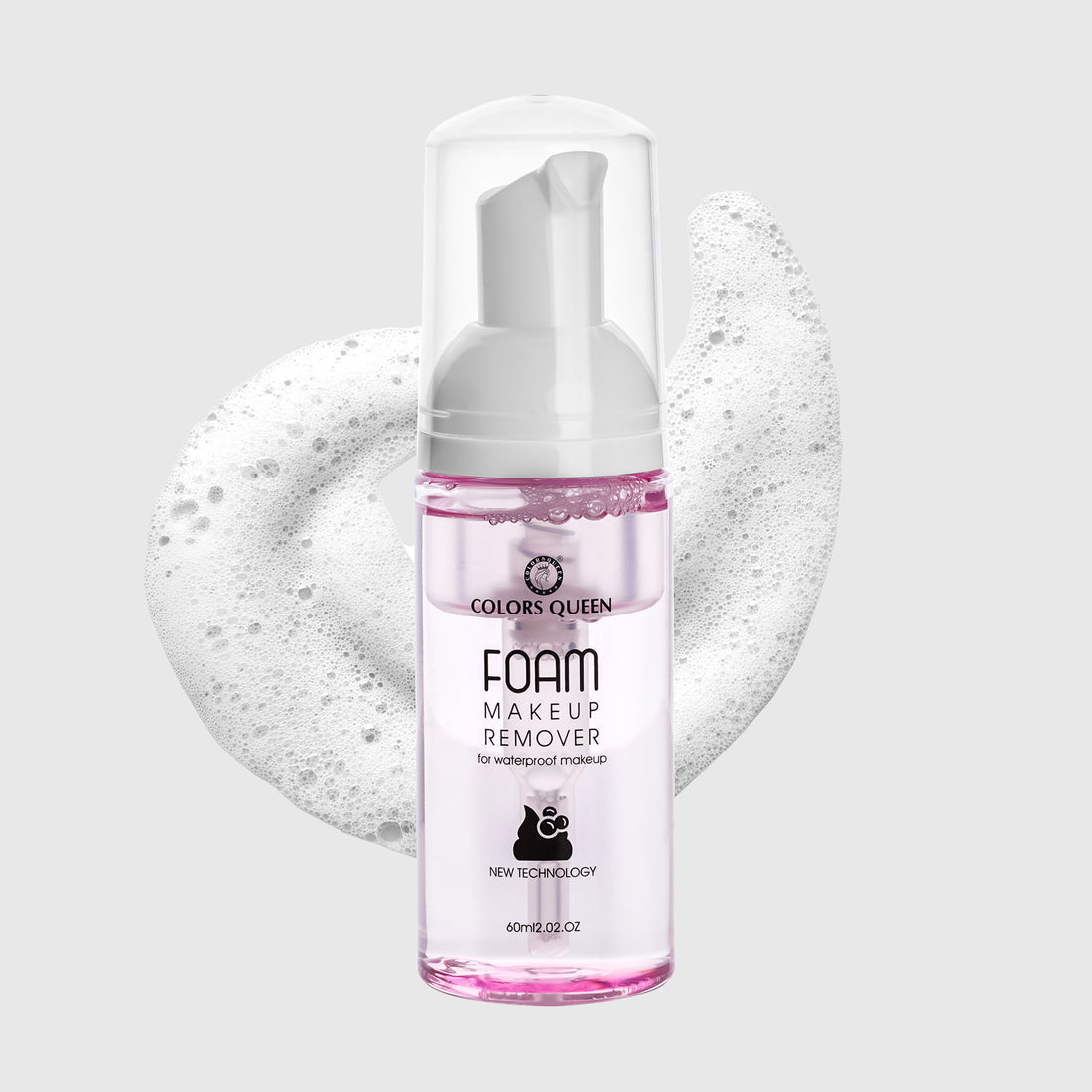 Colors Queen Foam Makeup Remover | 60ml / Pink