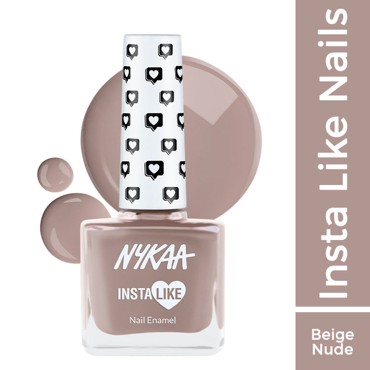 Nykaa InstaLike Long Lasting Nail Enamel - Beige BTS 350
(9ml)