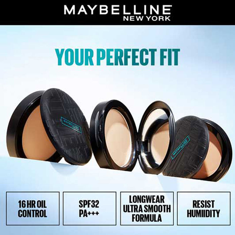 Maybelline Fit Me Matte + Poreless 16H Oil Control Compact Powder(115 Ivory)