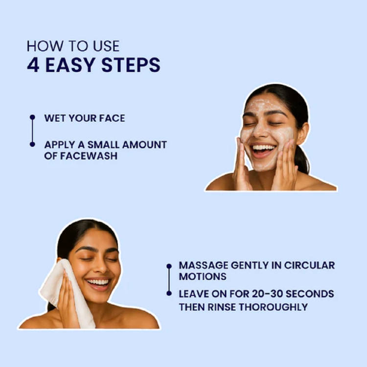 SUROSKIE Gluta Boost Face Wash for Men & Women With Niacinamide for Skin (100ml)