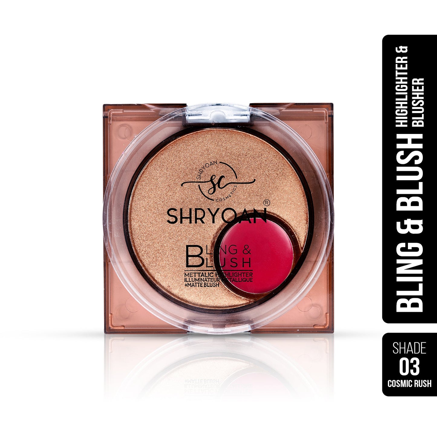 Shryoan BLING & BLUSH BLUSHER 3Cosmic crush