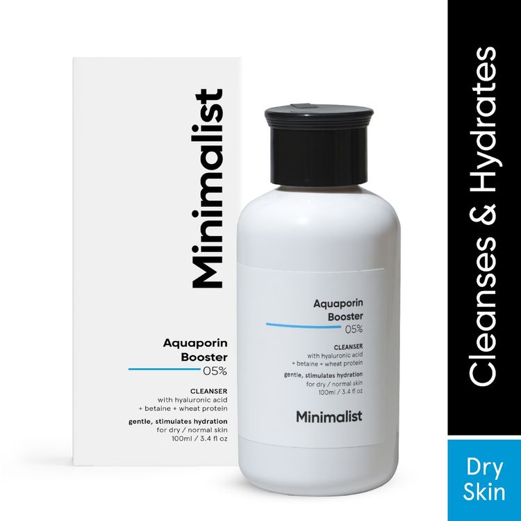 Minimalist 5% Aquaporin Booster Face Wash With Hyaluronic Acid For Dry Skin
(100ml)