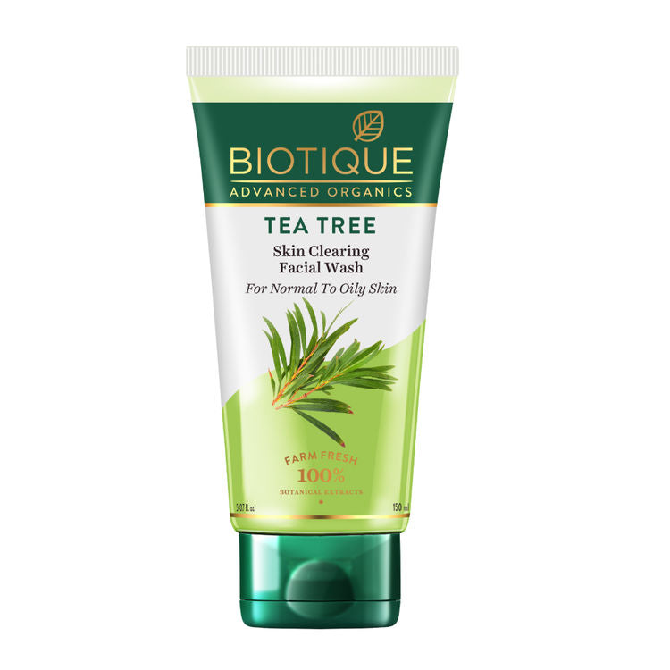 Biotique Advanced Organics Tea Tree Skin Clearing Facial Wash(150ml)