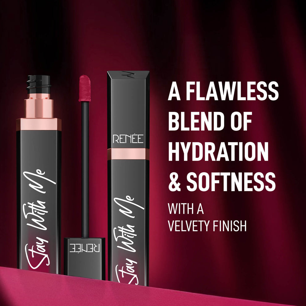 RENEE Stay With Me Matte Liquid Lipstick (06Dose of Rose)