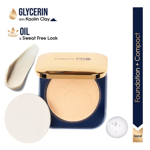 Insight professional All Day Matte Compact Foundation (05 Sand)