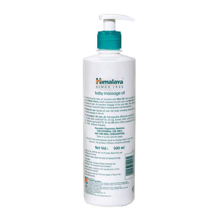 Himalaya Baby Massage Oil (500ml)