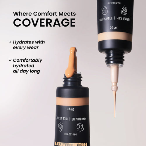 Insight Cosmetics Skin Tint 5 In 1 Multifunctional Serum Foundation (03 Latte Please !)