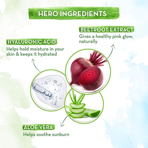 Mamaearth Beetroot Hydraful Sunscreen With Beetroot & Hyaluronic Acid - 50 g