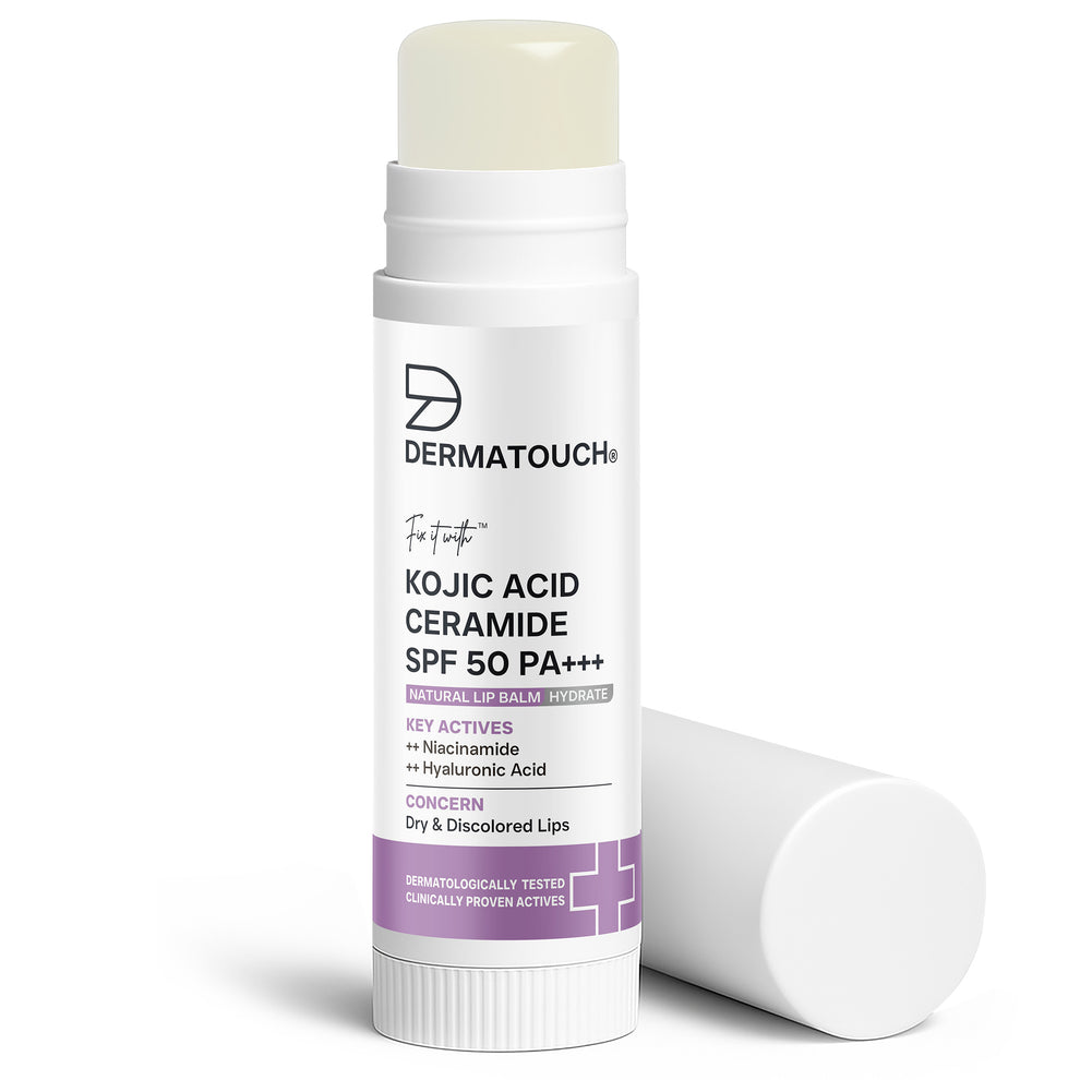 DERMATOUCH Kojic Acid Ceramide SPF 50 PA+++ Natural Lip Balm