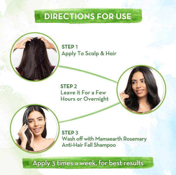 Mamaearth Rosemary Hair Growth Oil with Rosemary & Methi Dana for Promoting Hair Growth - 200 ml