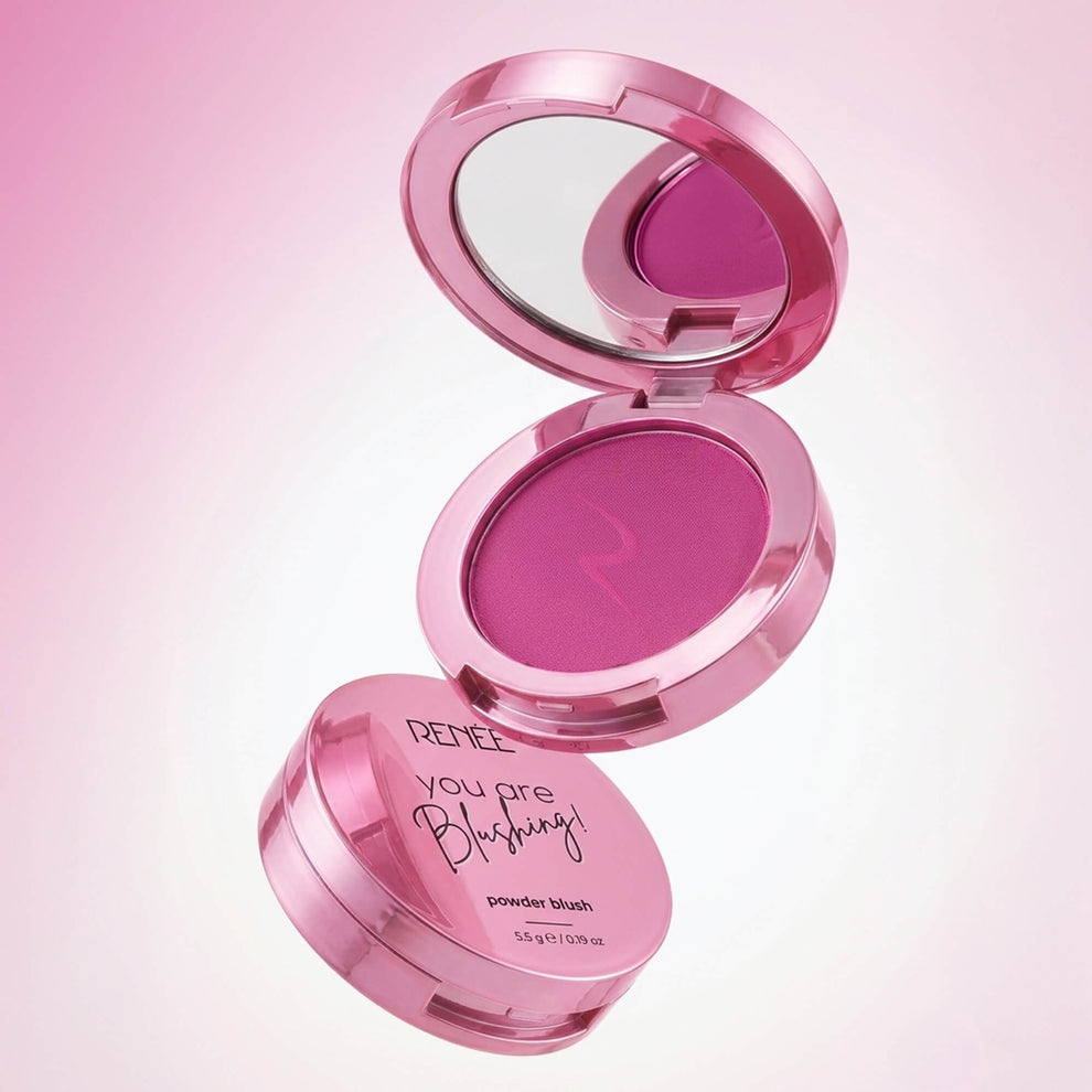RENEE You Are Blushing Powder Blush With Matte Finish, 5.5 g / Pink Whisper