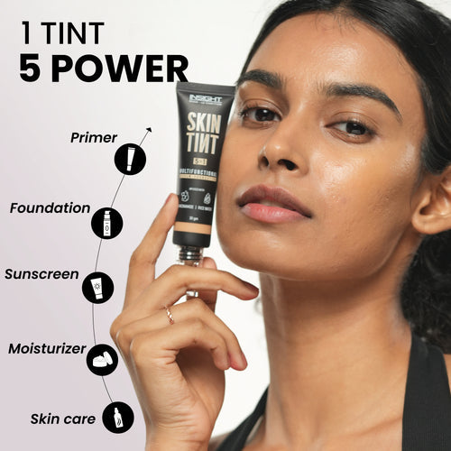 Insight Cosmetics Skin Tint 5 In 1 Multifunctional Serum Foundation (03 Latte Please !)