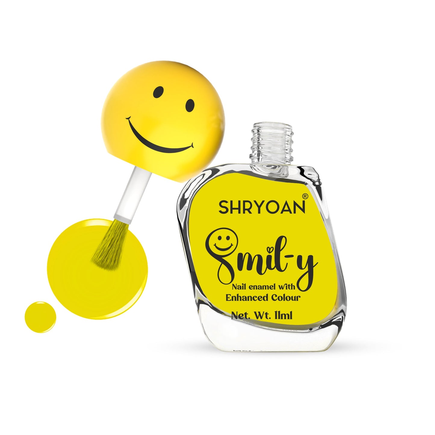Shryoan Ultra Glossy Nail Paint(Yellow)