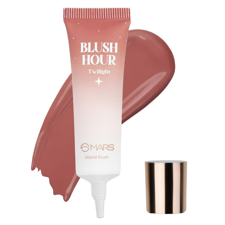 MARS Liquid Blush Hour Dewy-Matte Finish - 02 Twilight (12ml)