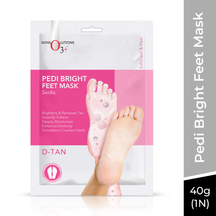 O3+ Professional Pedi Bright Feet Mask Socks - Foot Care Mask for Detan and Deep Moisturisation
(40 g)