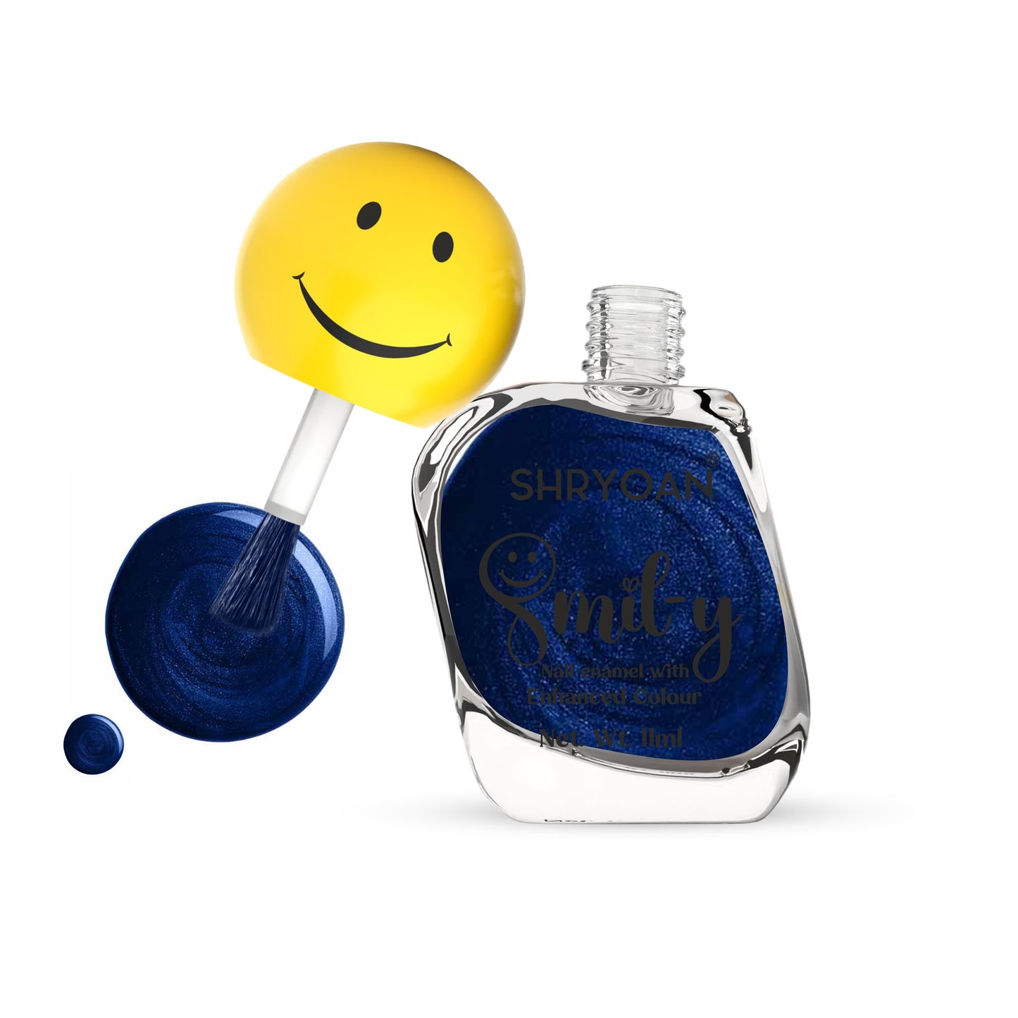 Shryoan Ultra Glossy Nail Paint(Metallic Blue)