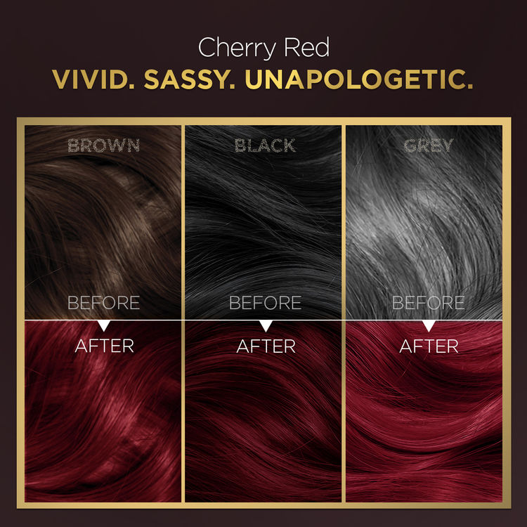 BBlunt Salon Secret High Shine Hair Colour - Cherry Red 6.62
(130g)