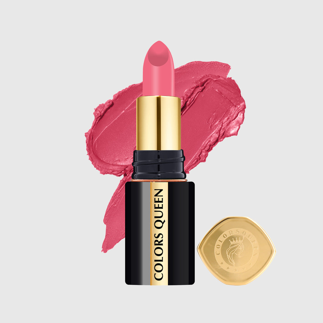 Colors Queen Luxury Matte Non-Transfer Lipstick Waterproof & Bold (09 Brink of Pink)
