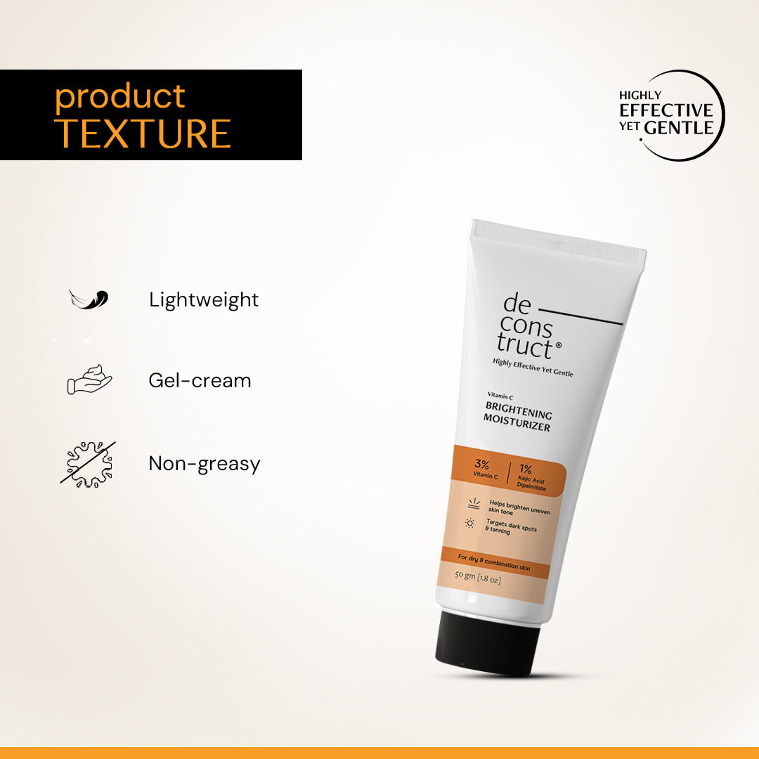Deconstruct Brightening Moisturizer- 3% Vitamin C + 1% Kojic Acid Dipalmitate