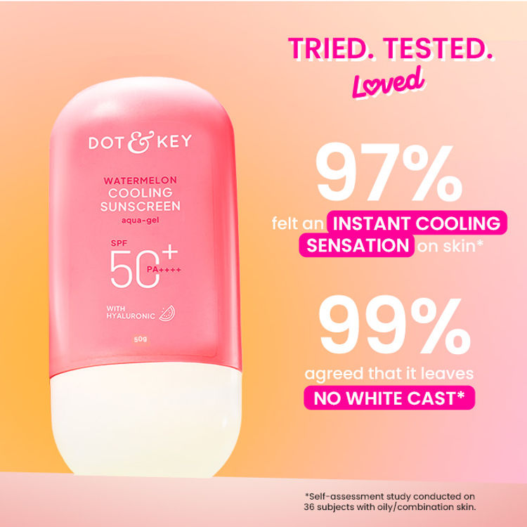 Dot & Key Watermelon Cooling Sunscreen, SPF 50+ PA++++ In-Vivo Tested
(80 g)
