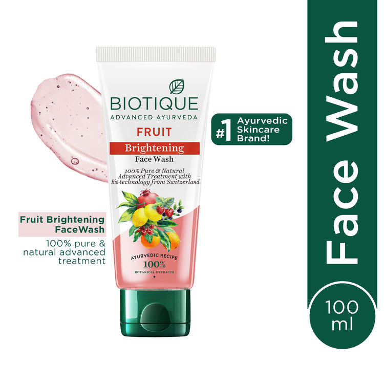 Biotique Fruit Brightening Face Wash (100 ml)
