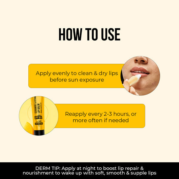 Dr. Sheth's Ceramide & Vitamin C Lip Balm - 10g