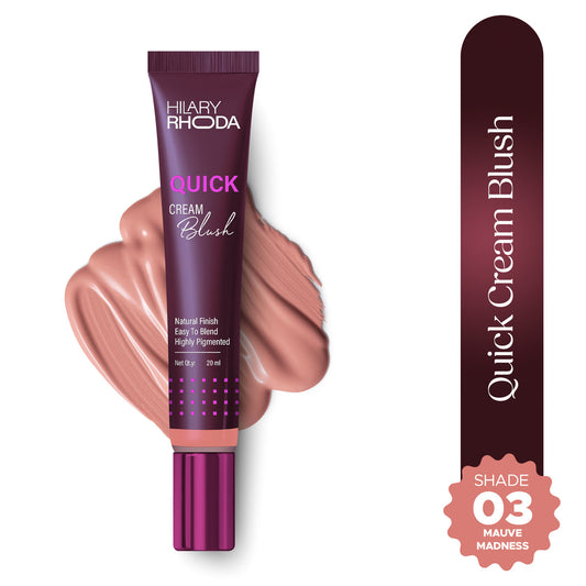 Hilary Rhoda Quick Cream Blush(Mauve Madness 03)